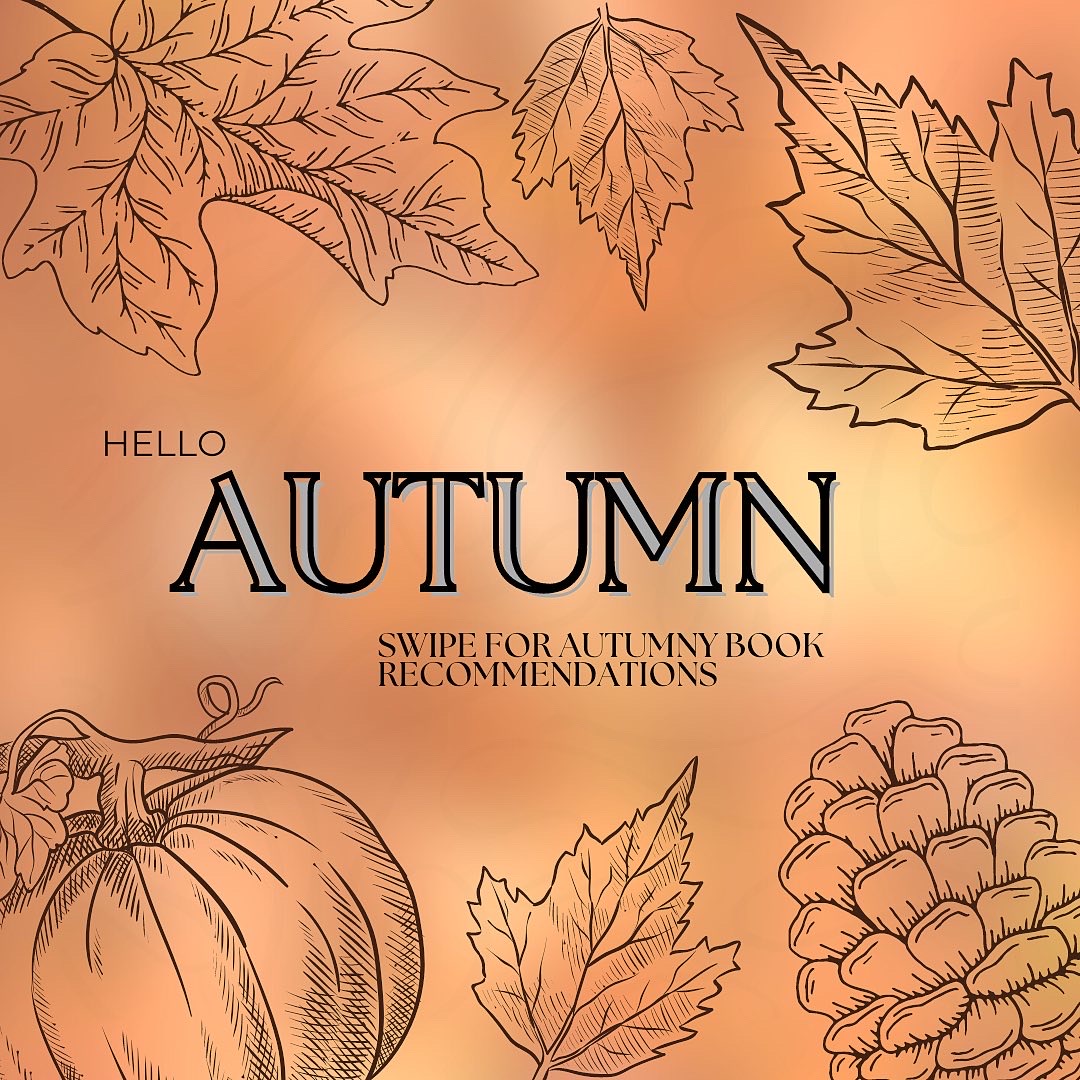 Autumn is here! Book recommendations Time
